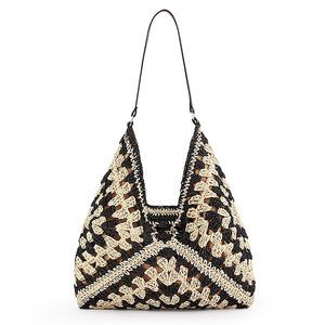 Straw Hobo Bags, Large Capacity Woven Beach Tote Bag Summer Vintage ^_^